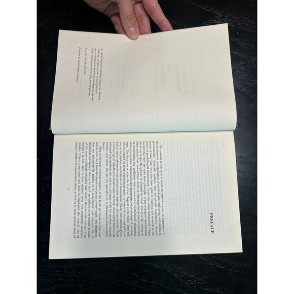 Psychological Measurements & predictions- Horst-green with notes- 1966- used - Picture 5 of 7